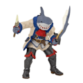 Miniatyrbild 2 av 4: Mutant Shark Pirate Figurine - PAPO - För Barn Pojkar - Från 3 år - Inomhus