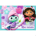 Miniatyrbild 5 av 5: 2 x 12 bitars pussel: Sleepover, Gabbys dockhus Flerfärgad