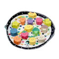 Pikkukuva 5 / 6: Vilac - Tutti frutti puuhelmet Röd