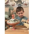 Pikkukuva 3 / 4: Metallinen dinosaurus pyörivä lelu - Egmont Toys - 550043 - Valkoinen - Sekä tytöille että pojille - 12 kuukautta ja ylöspäin Vit