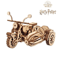 Pikkukuva 1 / 6: Hagridin lentävä moottoripyörä™ - Ugears - 3D puupuzzle Beige