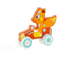 Miniatyrbild 1 av 4: Fox to drag - Ulysses - Träleksak - Orange färg - För barn från 12 månader - Blandat Orange