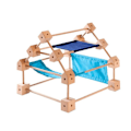 Pikkukuva 4 / 4: Trigonos - Mini Trigonos - keskikoko Blå