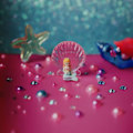 Miniatyrbild 4 av 6: Sensorisk flaska Move Glittrande Hav rosa