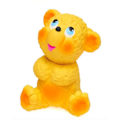 Pikkukuva 1 / 2: LANCO Kylpylelu Teddy karhu - Syntymästä alkaen - Oranssi - Luonnonkumi - 8x7x10,5 cm Orange