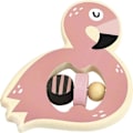Pikkukuva 1 / 4: Hochet Flamingo - Michelle Carlslund - 12 x 10 x 4 cm - Vaaleanpunainen