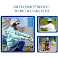 Miniatyrbild 5 av 6: Kiddimoto - Blue Goggle Medium barnhjälm Blå