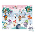 Miniatyrbild 3 av 3: Barnpussel - JANOD - Snöbollskamp - 36 bitar - Flerfärgad Flerfärgad