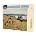 Pikkukuva 2 / 3: Puu-puzzle 500 kappaletta - Puzzle Michele Wilson - Sadonkorjuu lähellä Tulstrupia - Maisema ja luonto