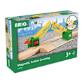 Pikkukuva 5 / 5: Brio 33750 magneettinen tasoristeys - Lisävaruste puiseen junapiiriin Flerfärgad