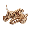Pikkukuva 2 / 6: Hagridin lentävä moottoripyörä™ - Ugears - 3D puupuzzle Beige