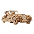 Pikkukuva 3 / 4: Puzzle 3D Ugears Mekaaniset mallit Urheiluauto Rapid Mouse Puu