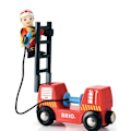 Pikkukuva 5 / 5: Brio World Circuit Action Pompier - Täydellinen pakkaus 18 osaa - Puinen junarata - Ravensburger - Sekä tytöille että pojille 3-vuotiaasta alkaen - 3 Flerfärgad
