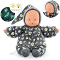 Pikkukuva 3 / 6: Mon Doudou COROLLE - Babipouce Kimaltaa Yössä - 28 cm - vaniljan tuoksu - syntymästä alkaen Grå och beige