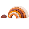 Miniatyrbild 1 av 4: Staplingsleksaker - Bigjigs Leksaker - Rainbow Stacking Arches - 7 stycken - Trä - 18 månader och uppåt Flerfärgad