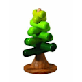 Miniatyrbild 1 av 4: Stacking Tree - PLANLEKSAKER - Blandat - Från 24 månader - Mått 12,5 x 11,3 x 23 cm Grönt och beige