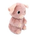Pikkukuva 6 / 6: Peluche - Les Déglingos - Barbekiou - Äiti sika ja vauva - 25 cm - Vaaleanpunainen Rosa