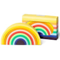 Miniatyrbild 6 av 6: Little L - Multicolored Silicone Rainbow - COOL KIDS PROJEKT Gul