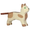 Miniatyrbild 1 av 2: HOLZTIGER träfigur - Stående katt liten modell Flerfärgad
