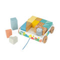 Miniatyrbild 4 av 4: JANOD Pure Walking Cubes Trolley - Från 12 månader Mjuka färger