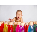 Pikkukuva 5 / 6: Aistipullo - Petit Boum - Float Magic - Sininen - Murtumaton - Montessori-herätys Blå