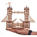 Miniatyrbild 3 av 3: Maquette Tower Bridge - GIGAMIC - Modell S - 226 delar - Från 12 år - Blandet Beige