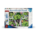Miniatyrbild 2 av 3: Pussel 100 bitar XXL: Den otroliga Avenger Hulk Grön