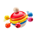 Pikkukuva 2 / 2: Toupie - Selecta - Rotondo junior - 7,5 cm - Puu - Punainen/ Keltainen
