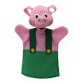 Miniatyrbild 1 av 4: Mú - Little Green Pig Puppet - MORAVSKA USTREDNA BRNO Grön