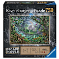Miniatyrbild 2 av 3: Escape-pussel - Enhörningen - Ravensburger - Fantastiskt pussel med 759 bitar för barn från 12 år och uppåt Blå