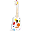 Miniatyrbild 1 av 3: JANOD - Konfettigitarr (trä) - Från 3 år Flerfärgad