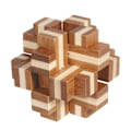 Pikkukuva 2 / 2: Fridolin - Bambukubikruutio puzzle kastanj