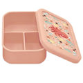 Pikkukuva 1 / 2: Lounaslaatikko - Sassi Junior - Slurpy mustekala - Silikoni - Vaaleanpunainen - 17,3 x 12 x 5,8 cm Rosa