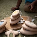 Pikkukuva 5 / 6: Guidecraft - Pinottavat aistigaletit Beige