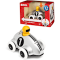 Pikkukuva 3 / 4: BRIO kilpailuauto - malli 30232 - Push & Go harmaa - erikoisversio Flerfärgad