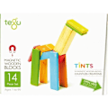 Pikkukuva 1 / 6: TEGU Tints 14 Värillistä osaa - Magneettiset puublokit - Rakentelupeli Flerfärgad