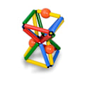 Miniatyrbild 2 av 5: GENERIC 8850654313313 - KVM SWITCH - Multicolor Rattle Bass Teether - Bas Bas och Bass