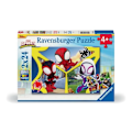 Pikkukuva 1 / 4: Puzzle 2x24 palikkaa Spidey & kumppanit - Alkaen 4 vuotta Ravensburger Flerfärgad