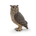 Figur - PAPO - Uggla - Ultra realistisk - Handmålade - 6.5 cm brun