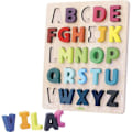 Miniatyrbild 2 av 6: ABC Alphabet inbyggt pussel - Vilac - Under taket - Barn - 18 månader och över Beige