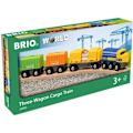 Pikkukuva 1 / 5: BRIO Tavarajuna - Ravensburger - 7 osaa - Sekä tytöille että pojille, 3-vuotiaasta alkaen - 33982