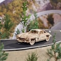 Pikkukuva 4 / 6: Kohdemalli - UGEARS - Siipillinen urheiluauto - 262 osaa - Puu - 14 vuotta ja yli Beige