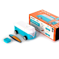 Pikkukuva 6 / 6: Miniatuuri auto - Candylab - VW Beach Bus - Oseaaninsin - Magneettinen telttakatto - 3 vuotta ja enemmän Blå