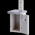 Pikkukuva 2 / 3: Pönttö roitelet - 13,5 x 11,4 x 25,2 cm - Valkoinen
