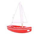 Pikkukuva 1 / 3: Maison Tirot - Veneet Le Sloop rouge 21cm - TIROT Röd