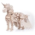 Miniatyrbild 1 av 3: Maquette Licorne - GIGAMIC - Litet Modell - I Trä - 140 Delar - Från 7 År Beige
