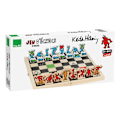 Pikkukuva 5 / 5: Shakkipeli GM puulaatikossa - Monivärinen - P 41 x L 41 x K 2,5 cm Flerfärgad