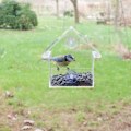 Miniatyrbild 2 av 4: Esschert Design fönstermatare i akryl 15x10x15,3 cm FB370 Vit