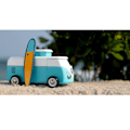 Pikkukuva 2 / 6: Miniatuuri auto - Candylab - VW Beach Bus - Oseaaninsin - Magneettinen telttakatto - 3 vuotta ja enemmän Blå