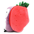 Pikkukuva 3 / 6: Pehmo - Les Déglingos - Flipetz Chouette Fraise - 2 in 1 - Punainen - 15 x 11 x 22 cm Röd